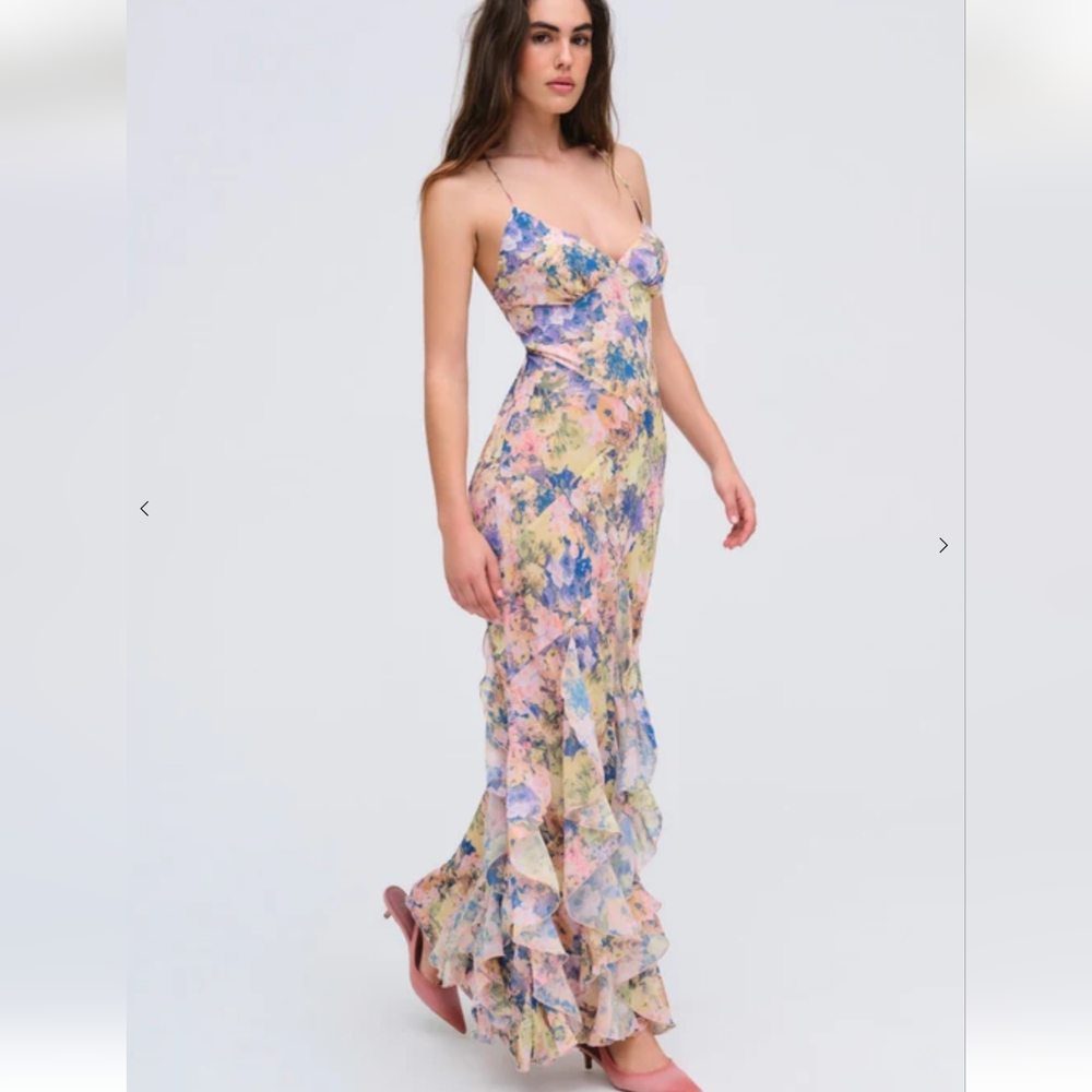 🍋For Love and Lemons Elea Maxi Dress